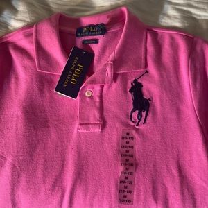 Ralph Lauren pink polo boys M